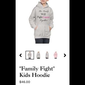 Kids hoodie family fight